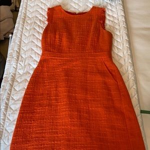 J Crew Orange Dress Size 4
